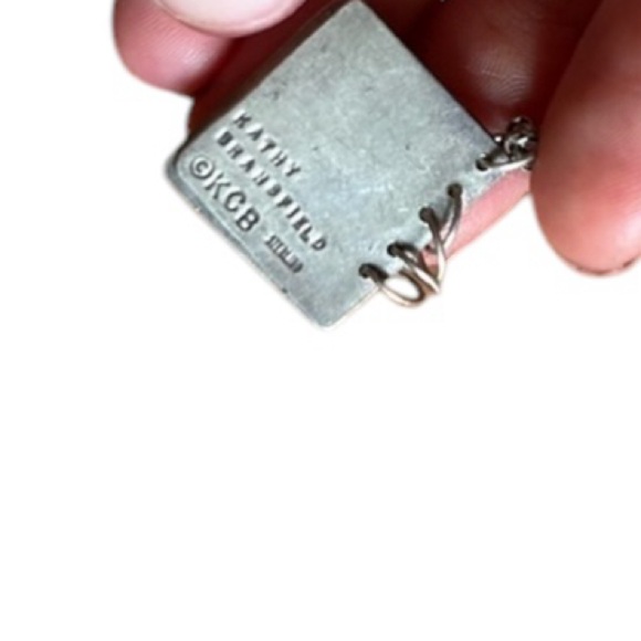 Sundance Positive Affirmation Book Necklace Kathy Bransfield 925 silver - Picture 6 of 6